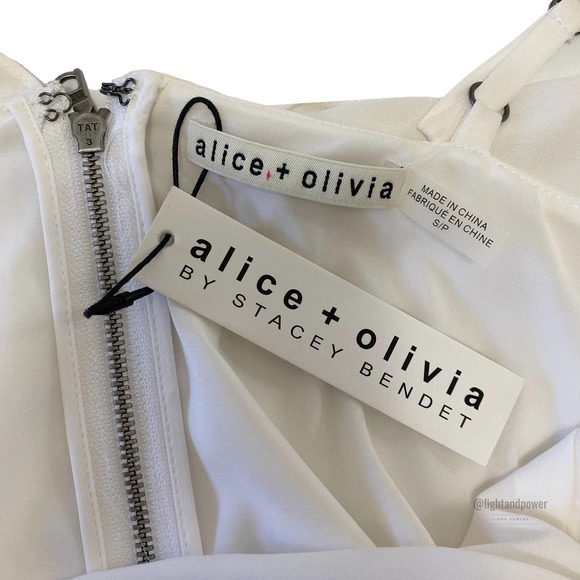 alice + olivia Stacey Bendet Tiered Silk Tank NWT - Picture 9 of 9